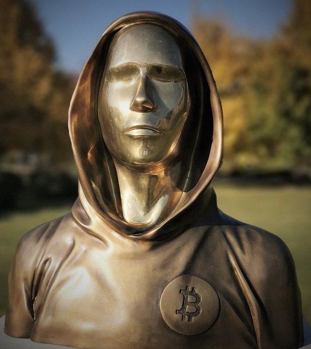 satoshi statue